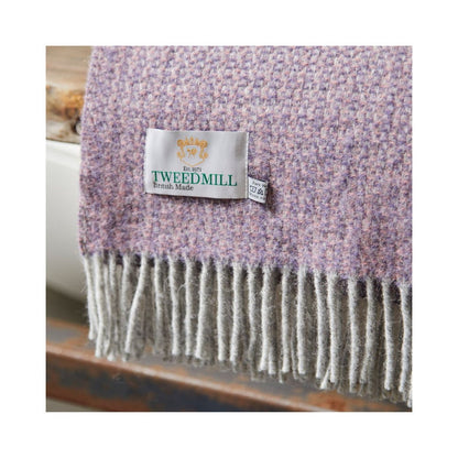Tweedmill Illusion Throw - Lavender