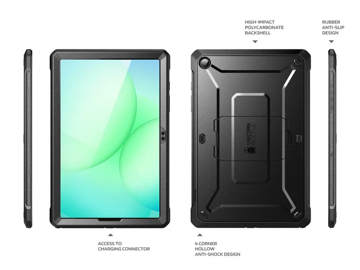 UB PRO Series Galaxy Tab A11 Plus 11 Inch (2025) Protective Case - Black