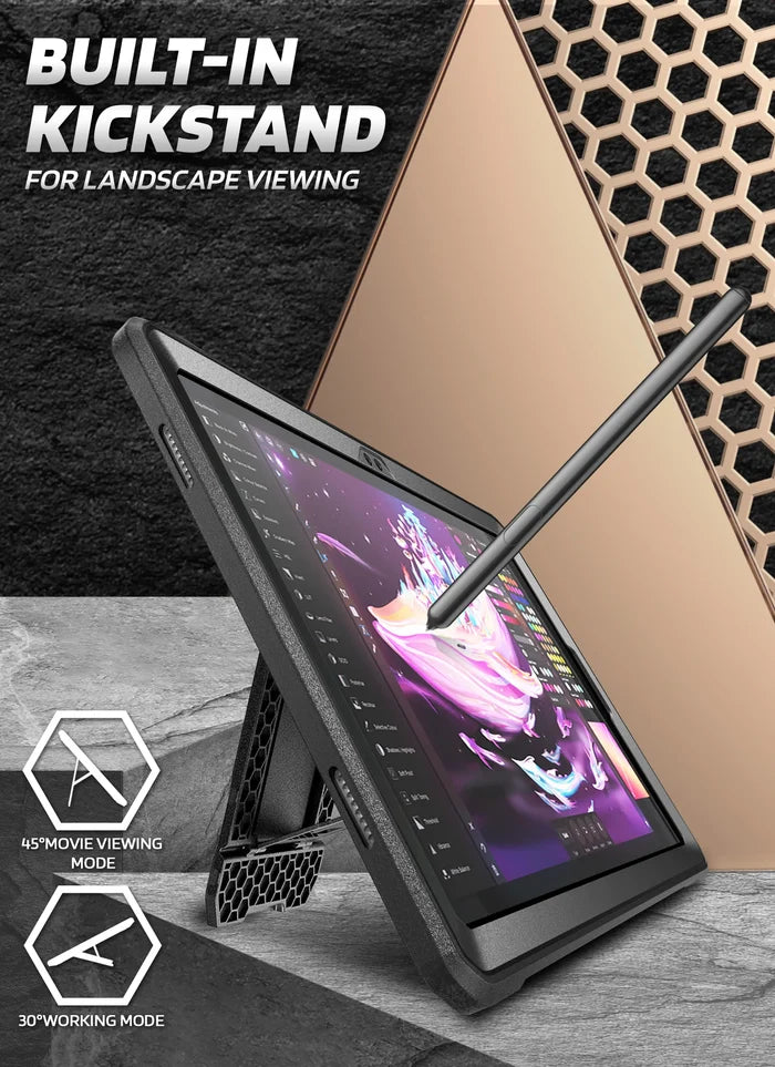UB PRO Series Galaxy Tab A11 Plus 11 Inch (2025) Protective Case - Black