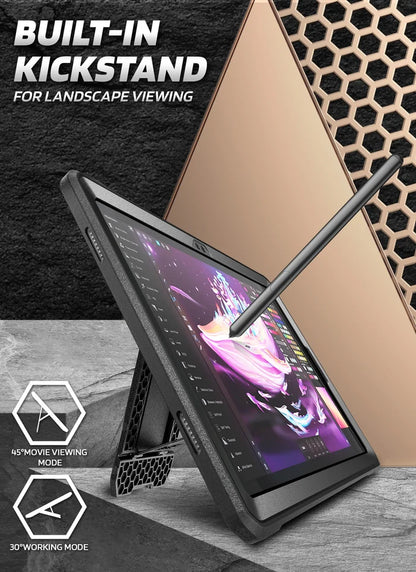 UB PRO Series Galaxy Tab A11 Plus 11 Inch (2025) Protective Case - Black