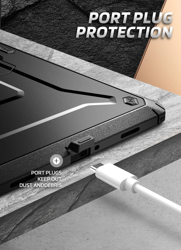 UB PRO Series Galaxy Tab A11 Plus 11 Inch (2025) Protective Case - Black