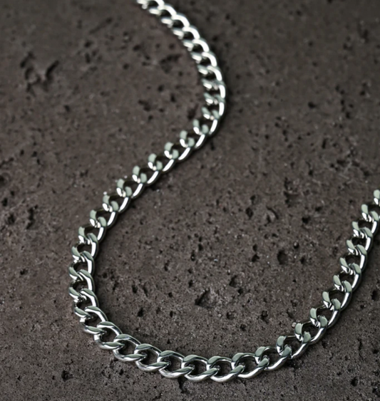 Unisex Link Chain Necklace, Stainless Steel - Give freedom, careers & education to exploited women and girls!