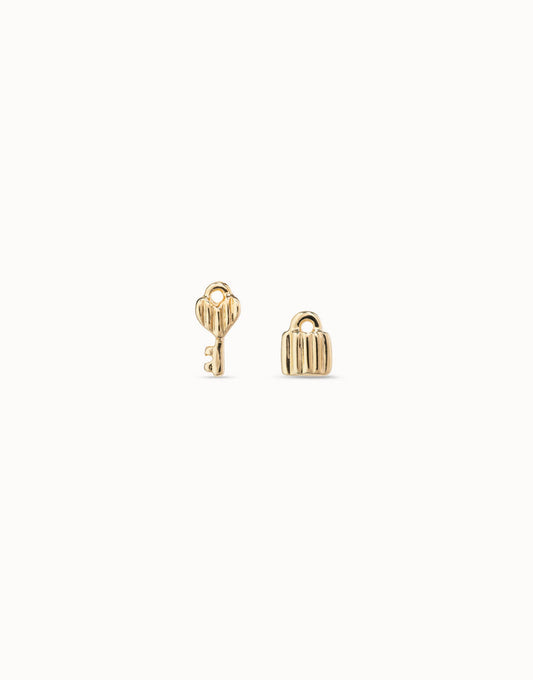 UNOde50 Unlock Earrings - Gold