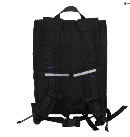 Upcycled Backpack- Made in the USA from Upcyled inner tubes & street sign scraps  - Save Landfill Space! - Give Back Goods