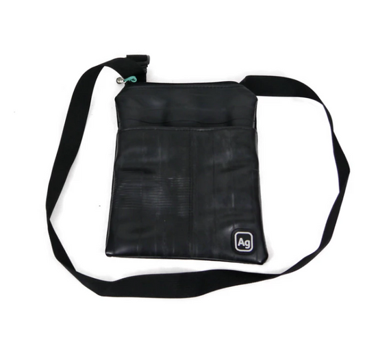 Upcycled bicycle inner tube purse- Made in the USA - Saves Landfill Space!