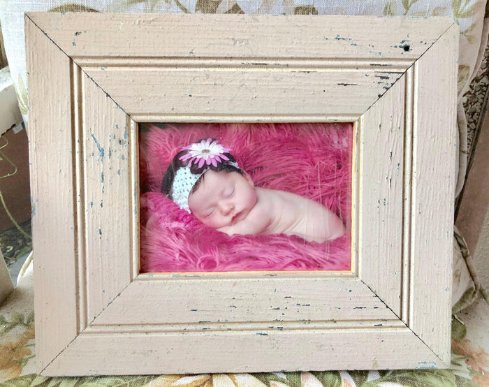 5x7 picture size- outside roughly11x13 / Beige
