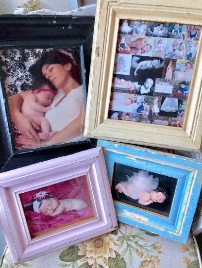 Upcycled & Reclaimed Wood Frames from Salvaged Moulding- Lots of colors! - Give Back Goods