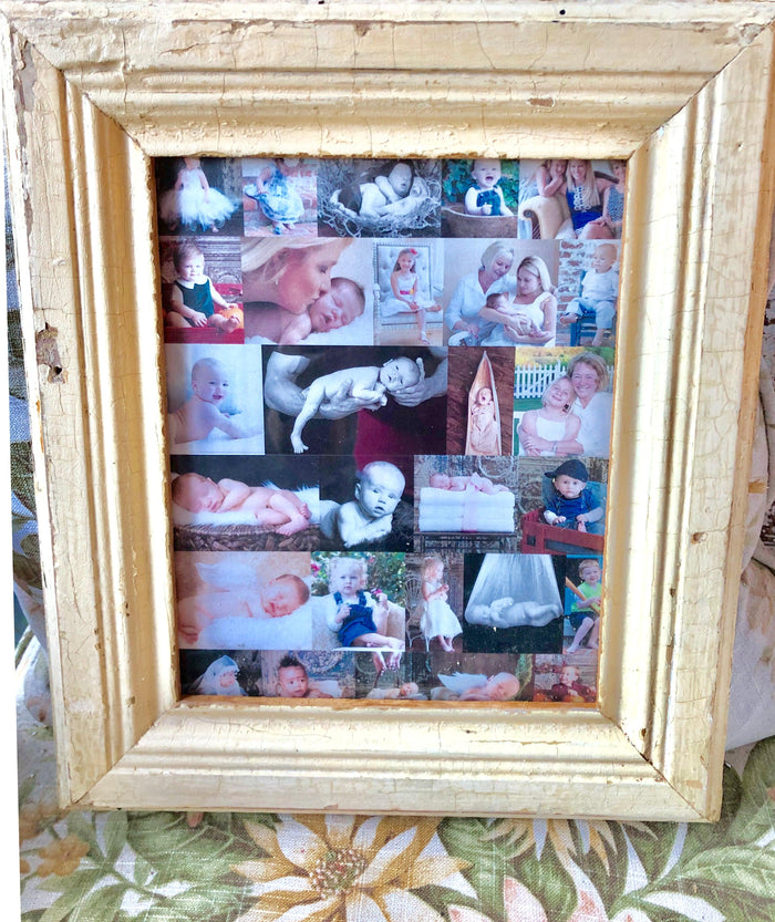 Upcycled & Reclaimed Wood Frames from Salvaged Moulding- Lots of colors! - Give Back Goods