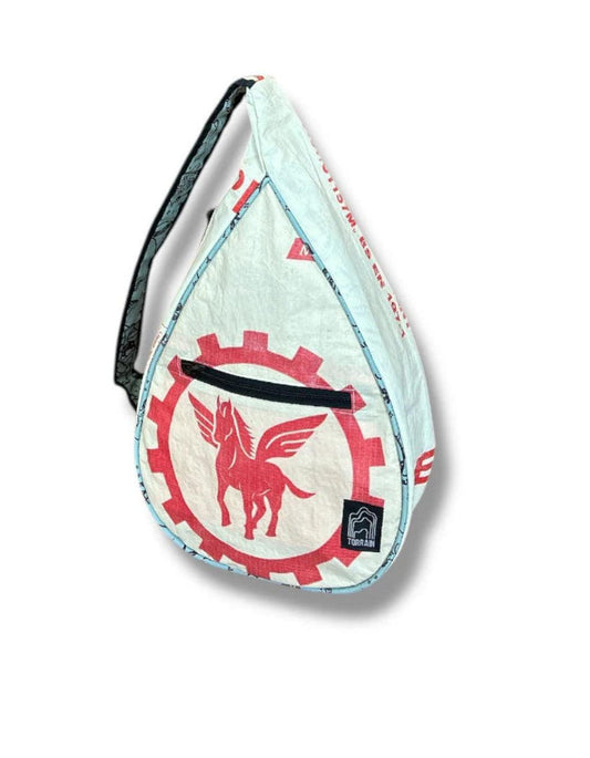 Upcycled Sling Backpack- Sustainable, Saves Landfills, Cambodia