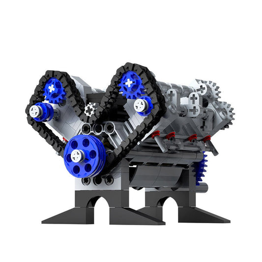 V8 Mini Engine Klemmbausteine - LesDiy - Klemmbausteine