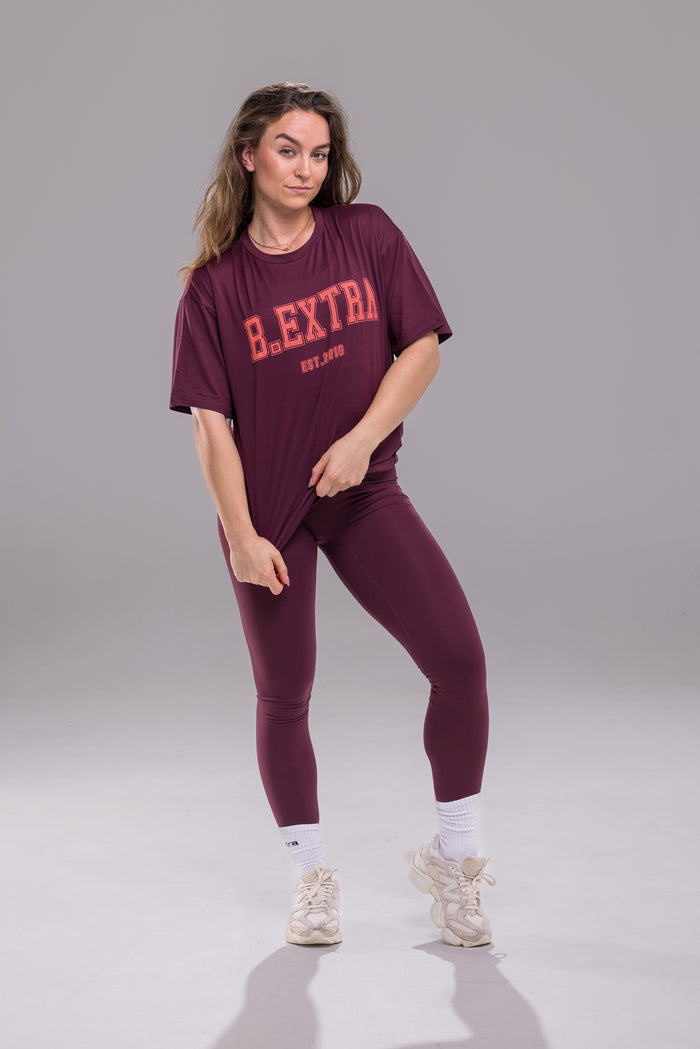 Varsity Tee - Burnt Fig
