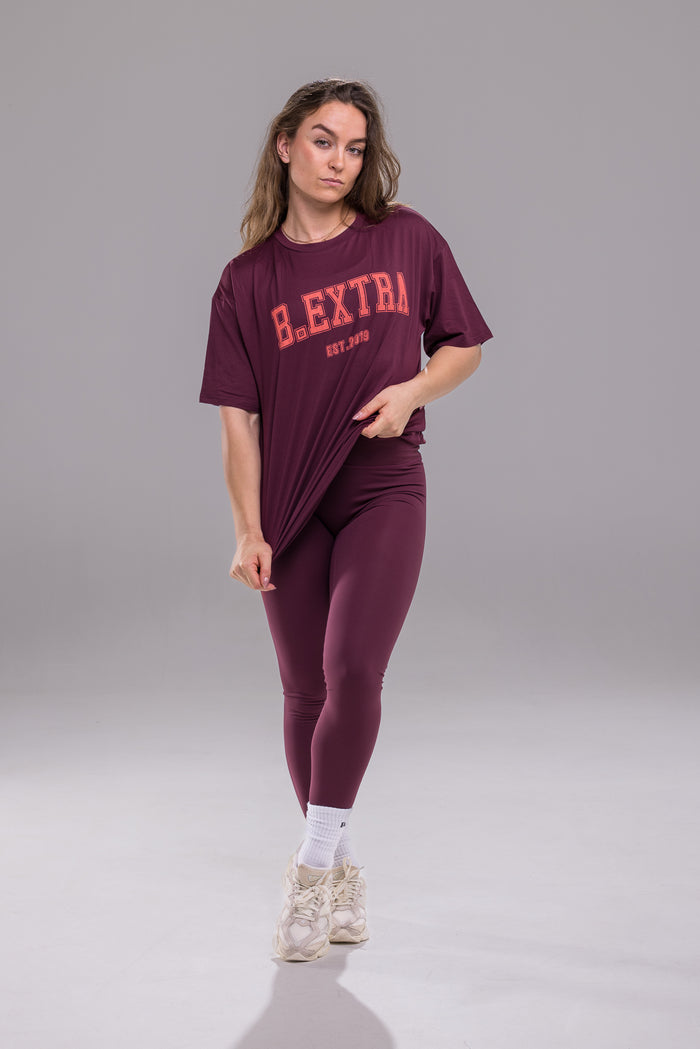 Varsity Tee - Burnt Fig