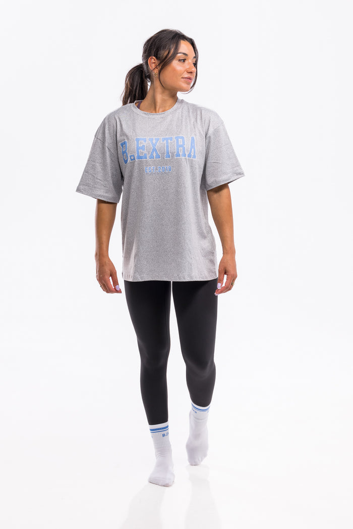 Varsity Tee - Heather Grey
