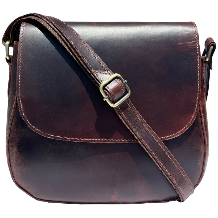 Leather crossbody bag