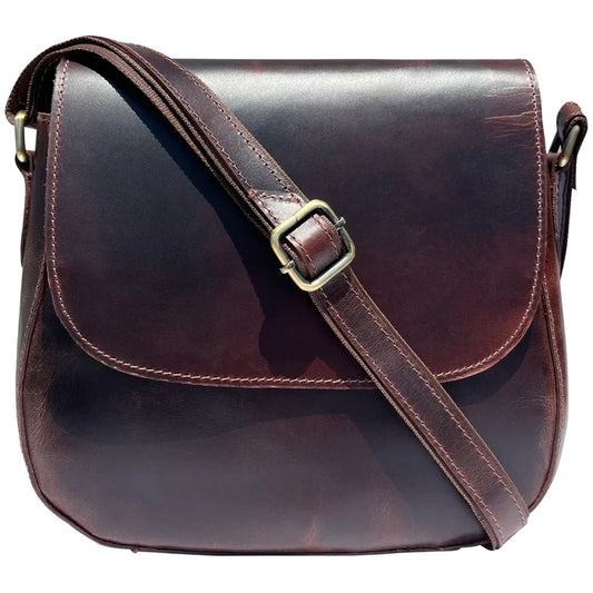 Leather crossbody bag