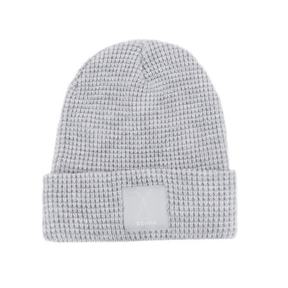 Waffle Beanie - Heather Grey