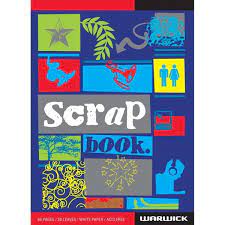Warwick Scrapbook Super 28 Leaf Black Pages
