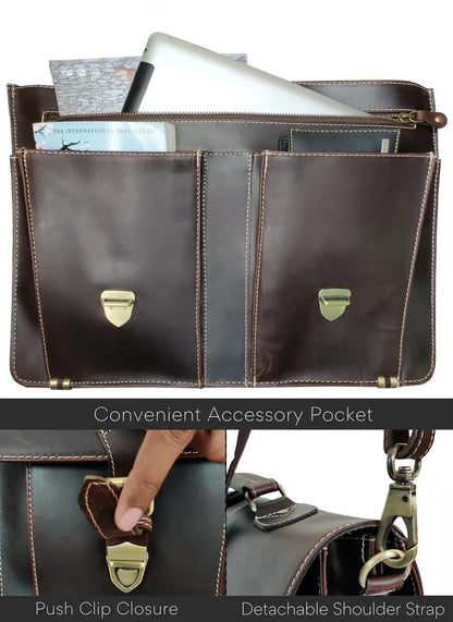 Leather Laptop Bag