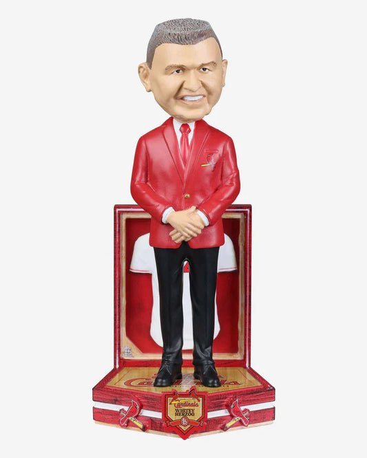 Whitey Herzog St. Louis Cardinals 2022 Red Jacket MLB Baseball Bobblehead