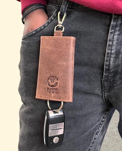 Leather key holder