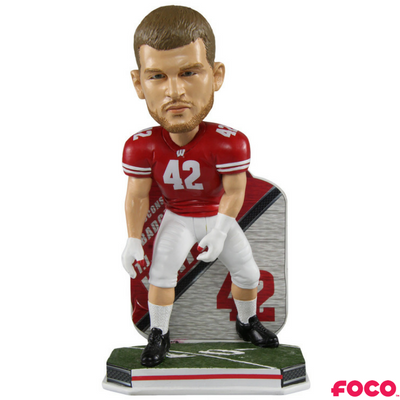T.J. Watt Wisconsin Badgers College Football Super Star Bobbleheads