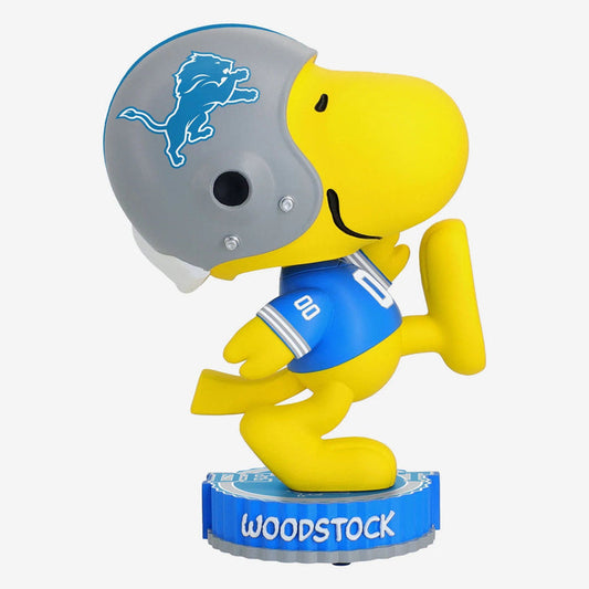 Woodstock Detroit Lions 2024 Peanuts Bighead NFL Football Bobblehead