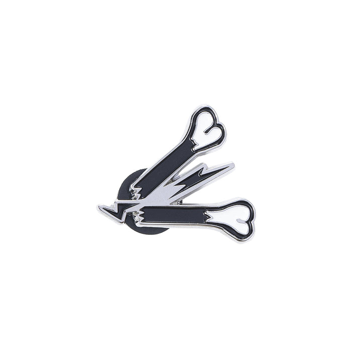 WTAPS BROKEN BONES / BADGE. STEEL