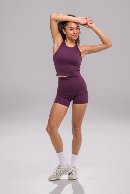 Zara Top - Cherry Lacquer