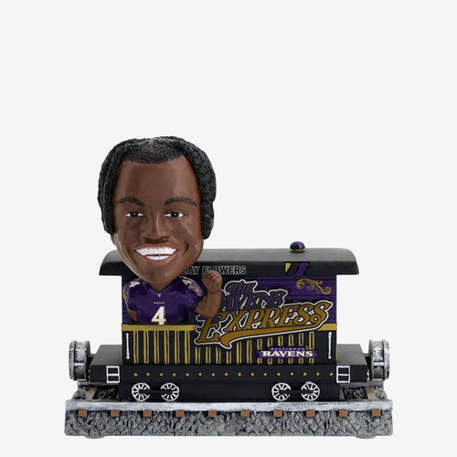 Zay Flowers Baltimore Ravens Express Train NFL Football Bobblehead