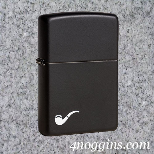 ZIPPO PIPE LIGHTER - MATTE BLACK - 4Noggins.com
