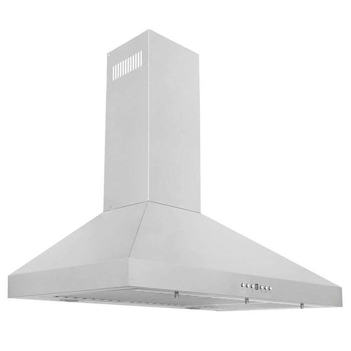 ZLINE 30 in. Convertible Vent Convertible Vent Wall Mount Range Hood in Stainless Steel, Handle Open Box-Good Condition main image.