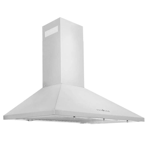 ZLINE 30 in. Convertible Vent Convertible Vent Wall Mount Range Hood in Stainless Steel, Handle Open Box-Good Condition main image.