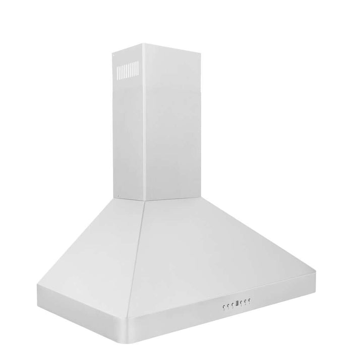 ZLINE 30 in. Convertible Vent Wall Mount Range Hood in Stainless Steel, Handle Open Box-Good Condition
