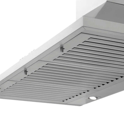 ZLINE 30 in. Convertible Vent Convertible Vent Wall Mount Range Hood in Stainless Steel, Handle Open Box-Good Condition