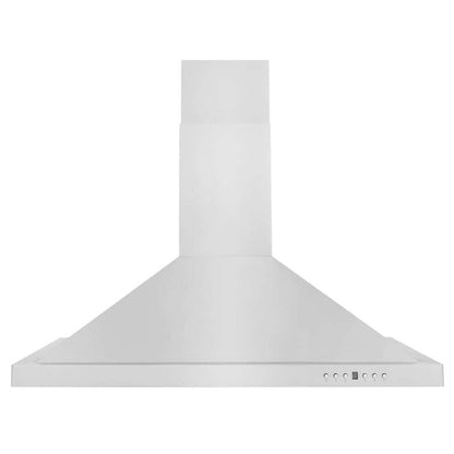 ZLINE 36 in. Convertible Vent Outdoor Approved Wall Mount Range Hood in Stainless Steel, Handle Open Box-Good Condition