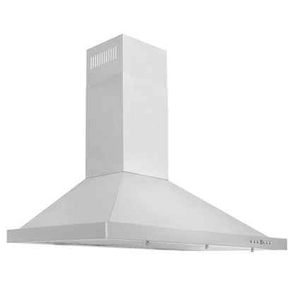 ZLINE 36 in. Convertible Vent Wall Mount Range Hood in Stainless Steel, Handle Open Box-Good Condition main image.