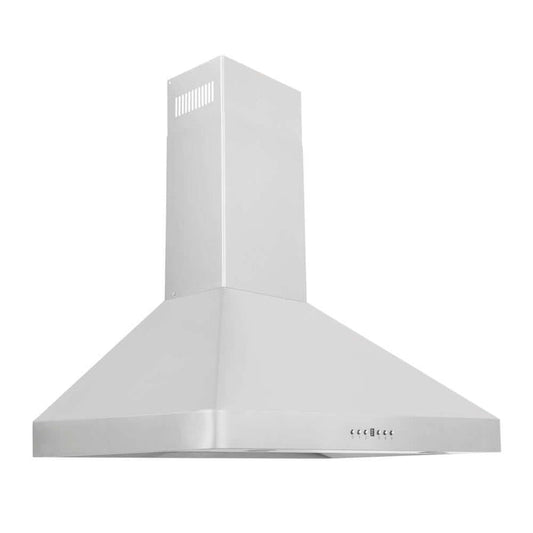 ZLINE 36 in. Convertible Vent Wall Mount Range Hood in Stainless Steel, Handle Open Box-Good Condition main image.