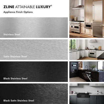 ZLINE 36 in. Convertible Vent Wall Mount Range Hood in Stainless Steel, Handle Open Box-Good Condition